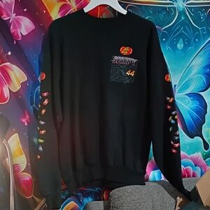 Black 'Sparky 44' Graphic Crewneck Sweatshirt -